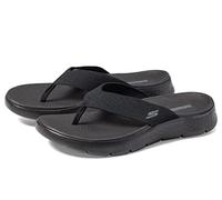 Skechers On-The Go Walk Flex Sandal-Splendor, Chanclas Mujer, Black Textile, 41 EU