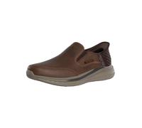 Skechers de los hombres Zapatillas de deporte de corte relajado sin cordones de