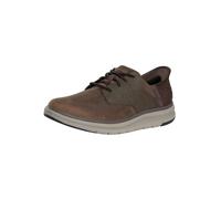 Skechers de los hombres Zapatillas de deporte de cuero Orell Yates con espuma vi