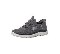 Skechers de los hombres Zapatillas de deporte sin cordones Summits Key Pace, Gri