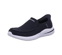 Skechers DELSON 3.0 CABRINO, Ponerse Hombre, Black Knit, 45 EU
