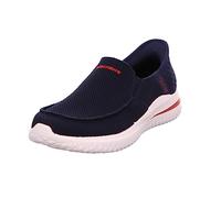 Skechers DELSON 3.0 CABRINO, Ponerse Hombre, Navy Knit, 40 EU