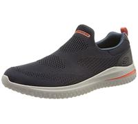 Skechers DELSON 3.0 FAIRFIELD, Zapatillas de gimnasia Hombre, Navy Knit / Synthetic, 43 EU
