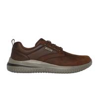 Skechers Delson 3.0 - Glavine (Piel Marrón Oscuro) Calzado Hombre