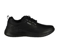 Skechers USA Men's Delson 3.0 Glavine Sneaker, Black, 45 EU