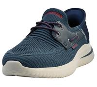 Skechers Delson 3.0-Roth 210606 - Zapatillas con Cordones elásticos fijos de calce rápido, caña Baja, para Hombre, Azul Marino nvy, 7.5 Wide