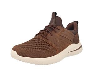 Skechers Delson 3.0, Zapatillas Hombre | Casual, espuma viscoelástica refrigerada por aire, arco Goga Mat, tejido de malla ligero