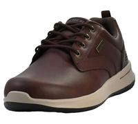 Skechers Delson Antigo, Zapatos Oxford Hombre, Brown (Red Brown Leather), 43 EU