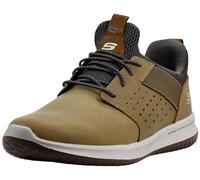 Skechers Delson Axton para hombre, gris topo, 48.5 EU
