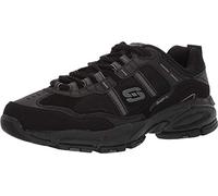 Skechers Deporte Hombre Vigor 2.0 Trait Espuma Viscoelástica Zapatillas - Negro, 45