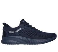 Skechers - Deportivas Bobs Slip-ins: Bobs Sport Squad Chaos Solid Step Fabricado en Malla de Tela para Hombre, Color Azul Marino Textil y sintético Hombre Color: Turquesa Talla: 40