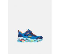 Skechers Niños Play Scene Sneaker, Blue, 24 EU