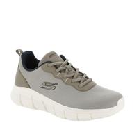 Skechers - Deportivos Bobs Sport B Flex - Icy Edge Malla Textil y Kit técnico para Hombre en Color Beige Taupe Lona Hombre Color: Gris Topo Talla: 47.5