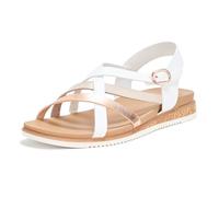 Skechers Desert Kiss Low 114709WHT, Sandalias - 37 EU