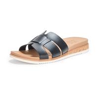 Skechers Desert Kiss Low Peak Look, Sandalias deslizantes Mujer, Black, 36 EU