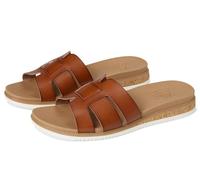 Skechers Desert Kiss Low Peak Look, Sandalias deslizantes Mujer, Chestnut, 41 EU