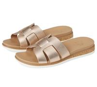 Skechers Desert Kiss Low Peak Look, Sandalias deslizantes Mujer, Gold, 37 EU