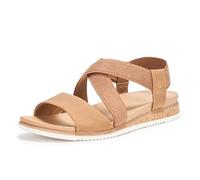 Skechers Desert Kiss Low, Sandalia Mujer, marrón castaño, 38 EU Ancho