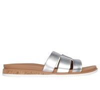 Skechers Desert Kiss - Sandalias de Aspecto bajo para Mujer, Plateado, 36.5 EU