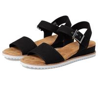 Skechers Zapatos de mujer Bob's Desert Kiss Seendípita Microfibra Negra 37 EU