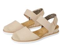 Skechers Desert Kiss-Sun Shining Zapatos planos tipo bailarina para mujer, Natural, 36 EU