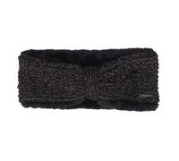 Skechers Diadema de invierno para mujer, hilo metálico, diadema de punto suave con forro de piel sintética, accesorio elegante para días fríos