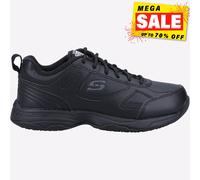 Skechers Dighton Bricelyn Memoria Espuma Mujer Seguridad Trabajo Zapatos Negros
