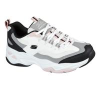 Skechers D'Lites 4.0 - Fresh Diva en Blanco/Negro/Rosa, talla 38