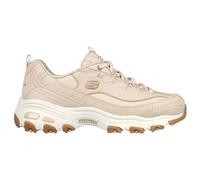 SKECHERS D'Lites Beige Mujer Zapatillas Deportivas Air Cooled Memory Foam