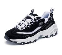 Skechers D'Lites - Biggest Fan en Negro/Blanca, talla 39