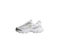 Skechers D'Lites Chromatic - Zapatillas para mujer, White Silver Lime, 37 EU
