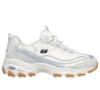 Skechers D'Lites - Dazzling Shine en Blanco/Gris, talla 40