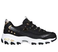 Skechers D'Lites en Negro/Oro, talla 40