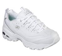 Skechers D'Lites - Endless Dream en Blanco/Plata, talla 37.5