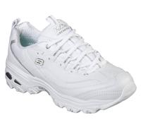Skechers D'Lites - Endless Dream en Blanco/Plata, talla 38.5