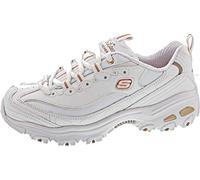 Skechers D'Lites-Fresh Start, Sneaker Mujer, Blanco, 39.5 EU