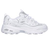 Skechers D'Lites - Glamour Feels en Blanco/Plata, talla 38.5
