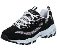 Skechers DLites Interlude, Zapatillas Deportivas Mujer, Negro Multi Bkmt, 37 EU