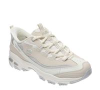 Skechers D'Lites-Smooth Nostalgia, tenis sin cordones para mujer, Natural/ gris, 37 EU