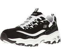 Skechers D'Lites, Sneakers Hombre, Black/White, 41 EU