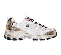 Skechers D'lites, Zapatillas Mujer, Blanco Gold 01, 37.5 EU