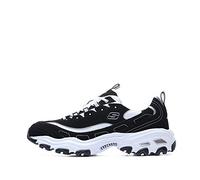 Skechers D'Lites, Sneakers Hombre, Black/White, 41 EU