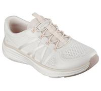 Skechers D'lux Comfort 2.0 Victory - Tenis para Mujer, Malla Natural con Ribete Rosa, 38.5 EU