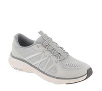 Skechers D'Lux Comfort 2.0 Victory, Zapatillas Mujer, Gray Mesh/Mint Trim, 39.5 EU