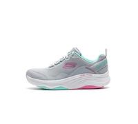 Skechers D'lux Fitness Roam Free, Zapatillas Mujer, Gris, 37 EU