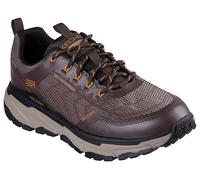 Skechers D'Lux Journey Defender Stitch, Zapatos para Senderismo Hombre, Brown Synthetic/Textile/Trim, 39.5 EU