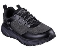 Skechers D'Lux Journey Defender Stitch, Zapatos para Senderismo Hombre, Black Synthetic/Textile/Trim, 42 EU
