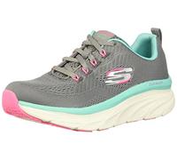Skechers D'Lux Walker - Fresh Finesse 149368-GMLT, Womens Sneakers,Sports Shoes, Grey, 39 EU