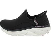 Skechers D'lux Walker 2.0 Happy StepD'LUX Walker 2.0 Happy Step para Mujer, Malla Negra y Ribete Rosa, 38.5 EU