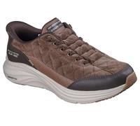 Skechers D'Lux Walker 2.0 Reeler, Zapatillas Hombre, Black Mesh/Black Trim, 45.5 EU Ancho